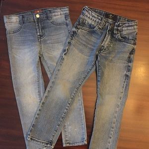 7 for all mankind skinny jeans boys bundle 4/4t